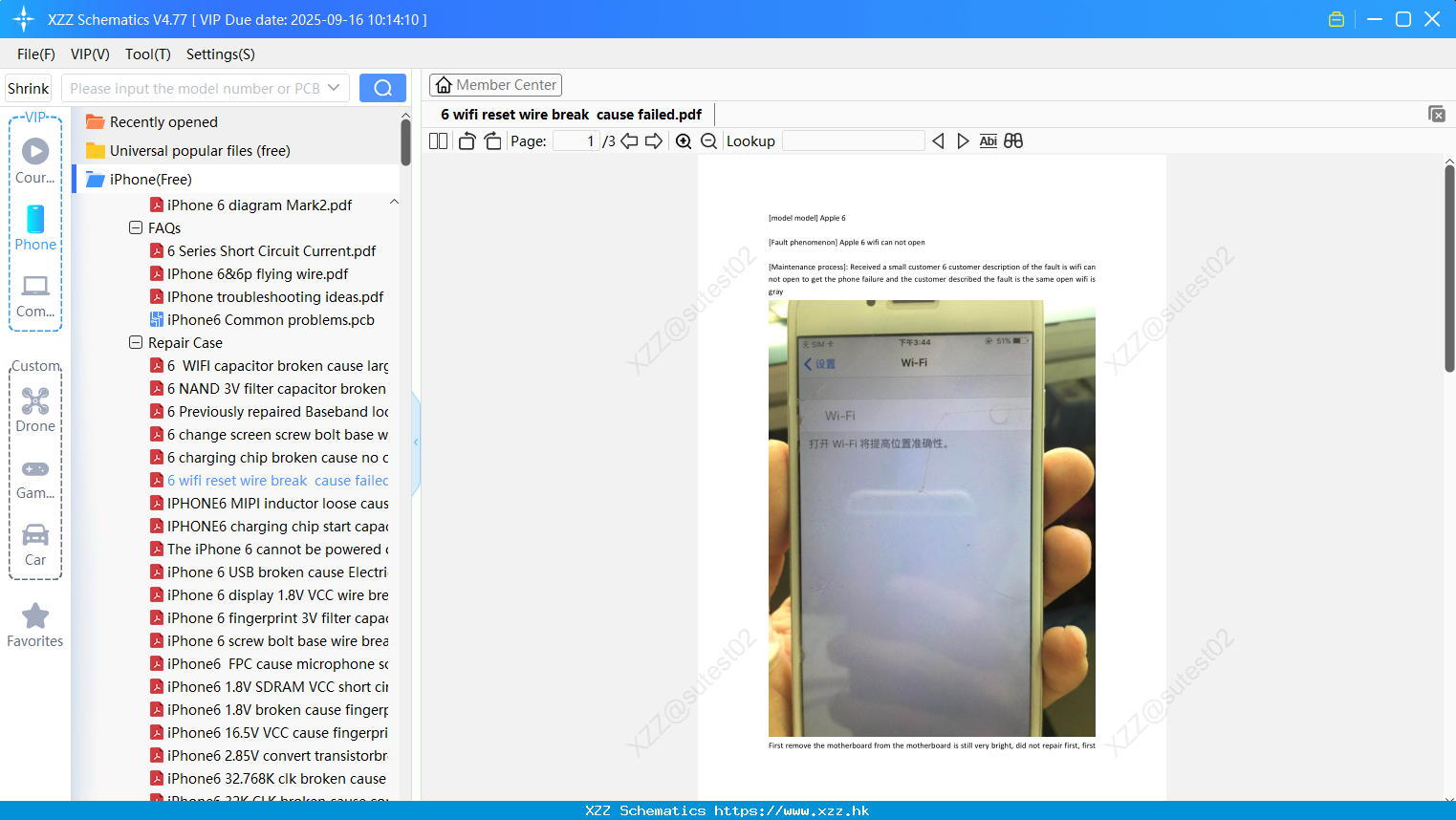 IPhone 6 Wifi Reset Wire Break Cause Failed